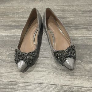 Tory Burch flat ballerinas size 6,5 colour silver